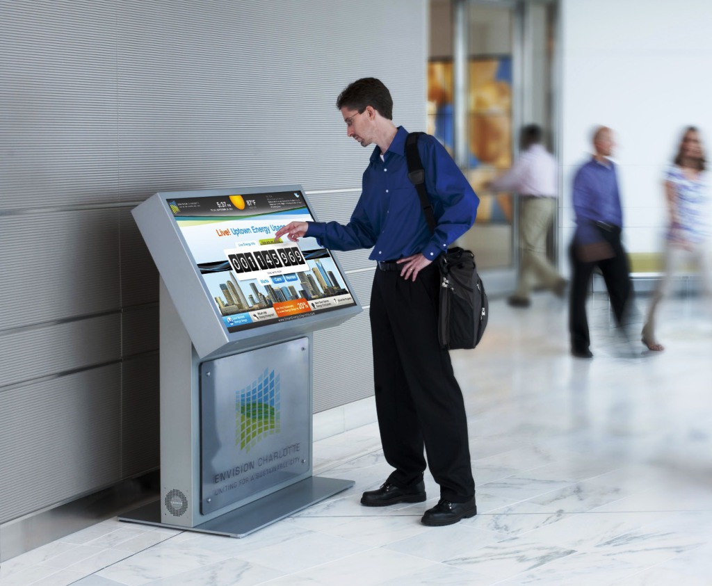 Easy Touch Screen Technology of the Kiosks