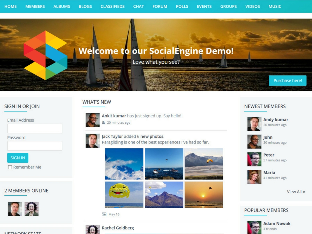 Tips For Getting Started With A New Website With SocialEngine